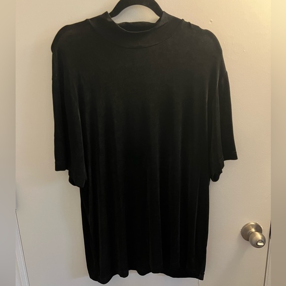 Black Mock Turtleneck - Picture 2 of 4